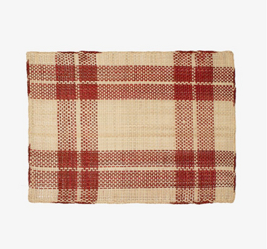 Set de table Beige et burgundy