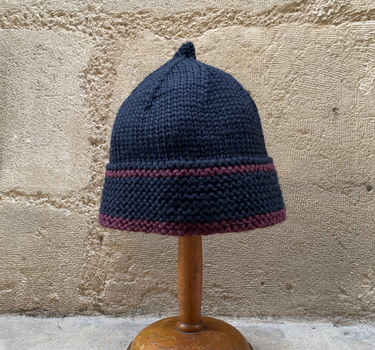 Bonnet noir bandeau