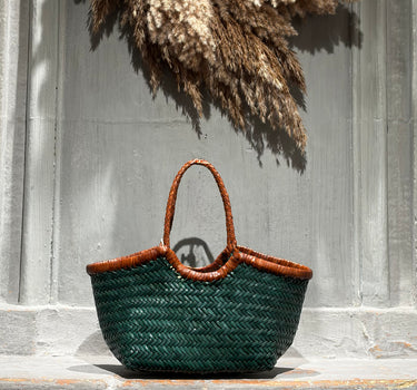 Nantucket Bag Two-tone Forest/Tan