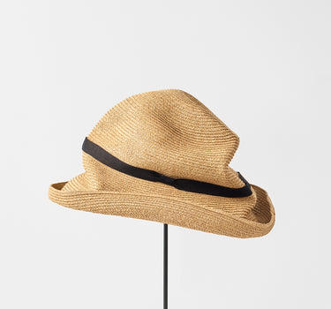 Chapeau 101 naturel & ruban noir