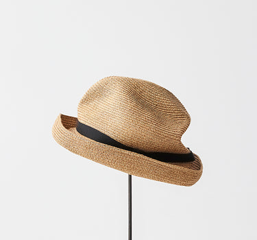 Chapeau 104 L naturel & ruban noir