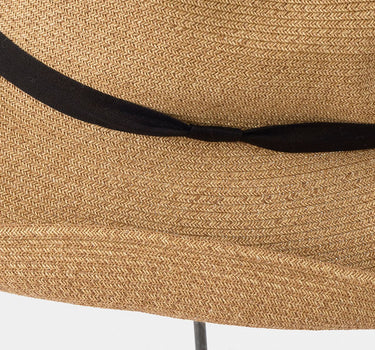 Chapeau 101 naturel & ruban noir