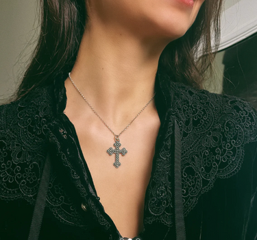 Croix Ninna & Chaine Mamichoute - Argent Bruni