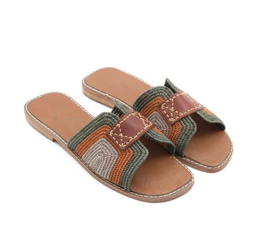 Mules Gaia bronze/copper/mistral
