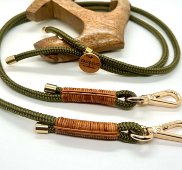 Laisse en Corde Army green