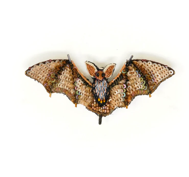 Broche chauve souris Long eared bat