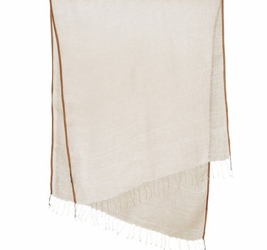 Echarpe unie Rose White