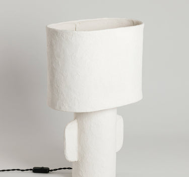 LAMPE DE TABLE papier mâché