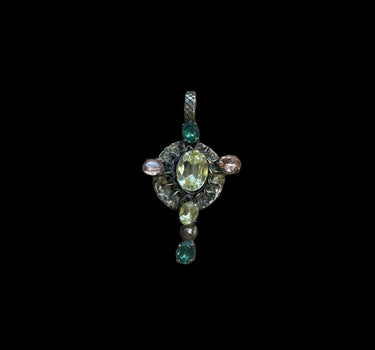 Croix colorée