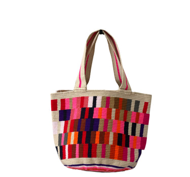 Sac Noa Octant - Rose et beige