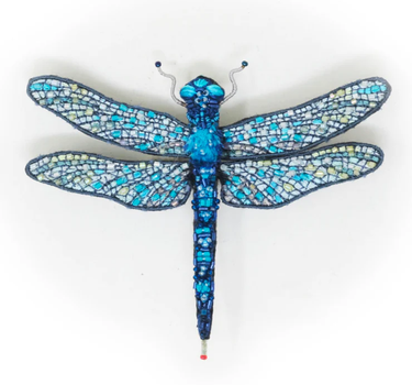 Broche Libellule great blue skimmer