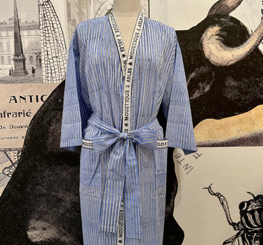 Peignoir Moustique bleu