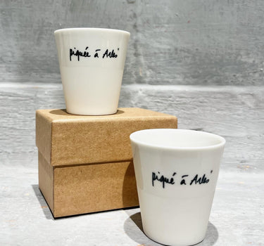 Duo de petites tasses Piquée & Piqué à Arles