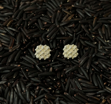 Boucles d'oreilles Git - Argent blanchi