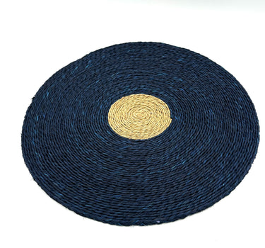 Set de table rond - Bleu Marine