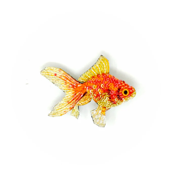 Poisson Fantail golfish