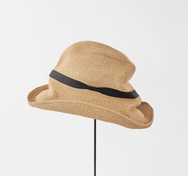 Chapeau 101 naturel & ruban noir