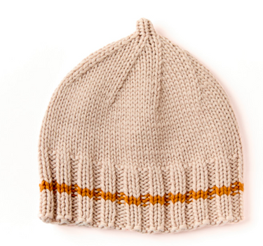 Bonnet Vieux rose /ocre