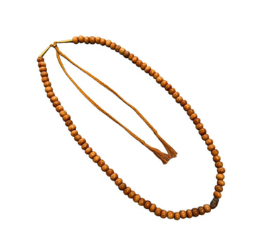 Collier de perles bois