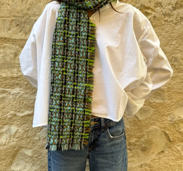Small green Shin Shin scarf