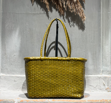 Sac B Weave Basket small Bambou